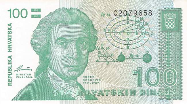 Kroatien p20 100 Kuna 1991